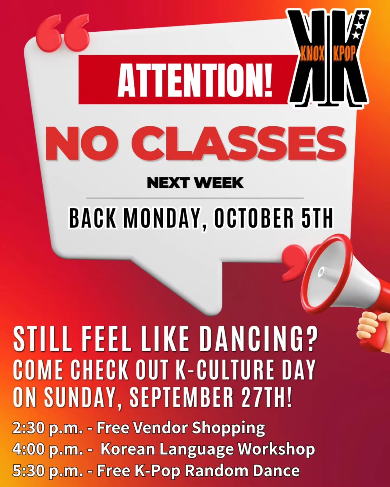 Image from this post: No classes Sep 28 – Oct 4